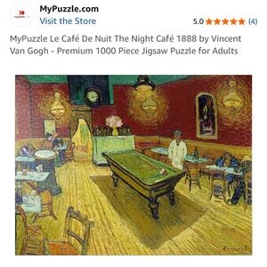 Jigsaw‎ Puzzle Vincent Van Gogh Le Café De Nuit - 1000 Pieces